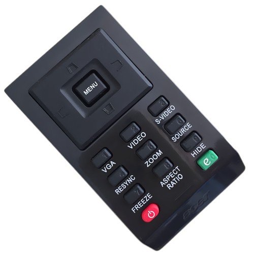 Telecomando Universale Acer A-16041 / VZ.JBU00.001 Per Proiettori | Compatibile H110P, P1163, X110P, X112, X1161, X1261 | Con Batteria CR2025 Inclusa