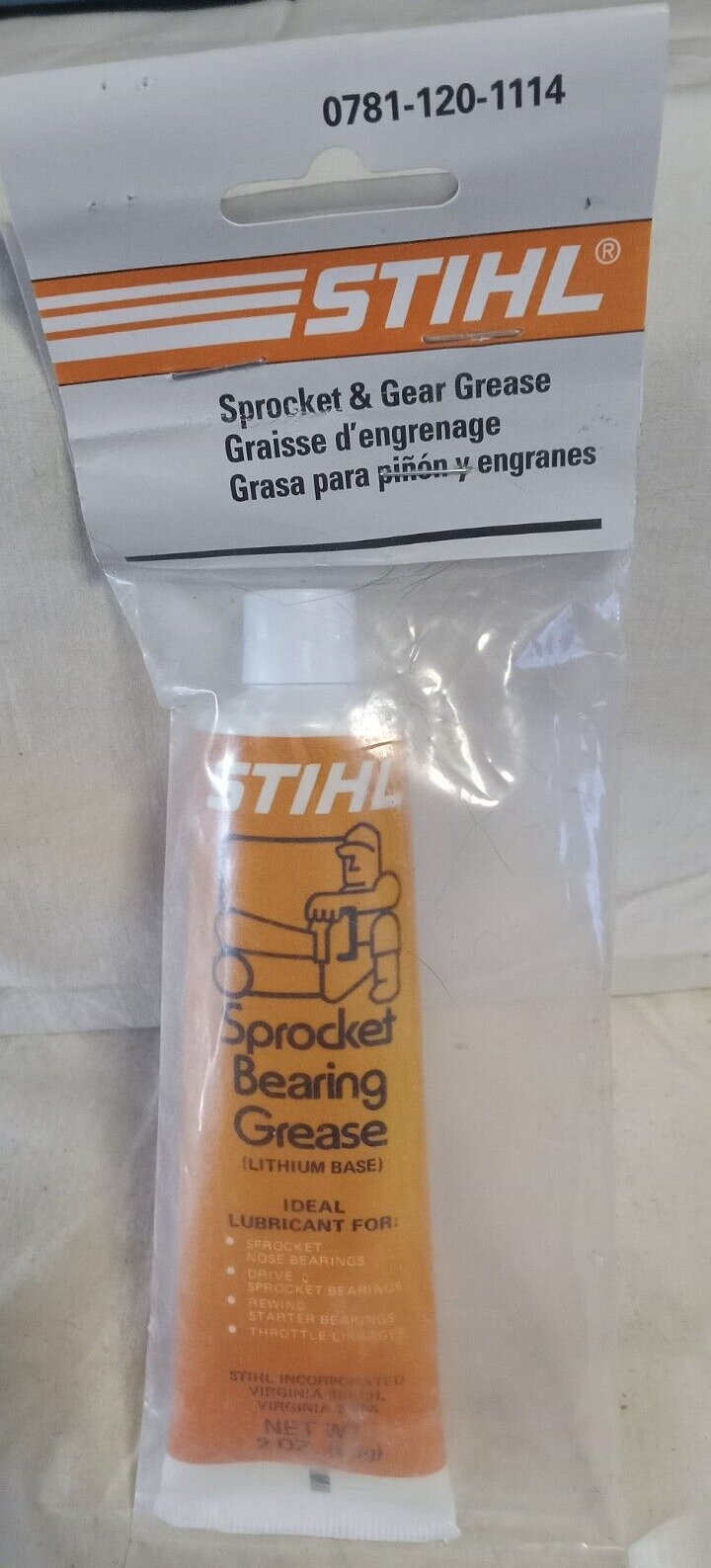 Stihl 07811201114 Sprocket Bearing Grease eBay
