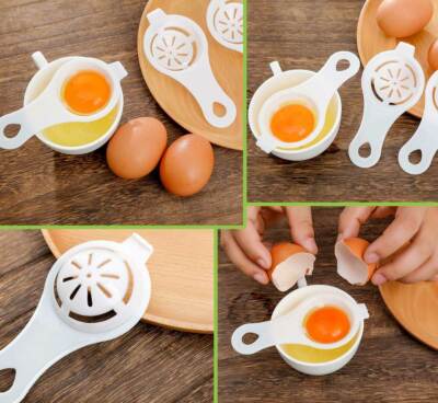 Eigelbtrenner, Eidottertrenner, Eier Gelb Trenner Backen, Eiertrenner Seperator