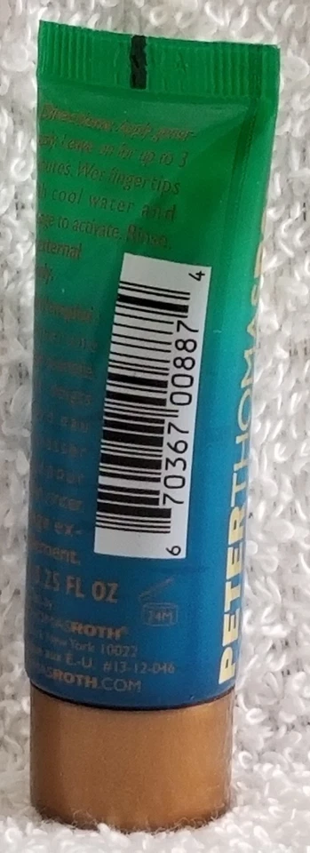 Peter Thomas Roth HUNGARIAN THERMAL WATER Rich Atomic Heat Mask .25 oz/7.5mL New - Image 3 of 4