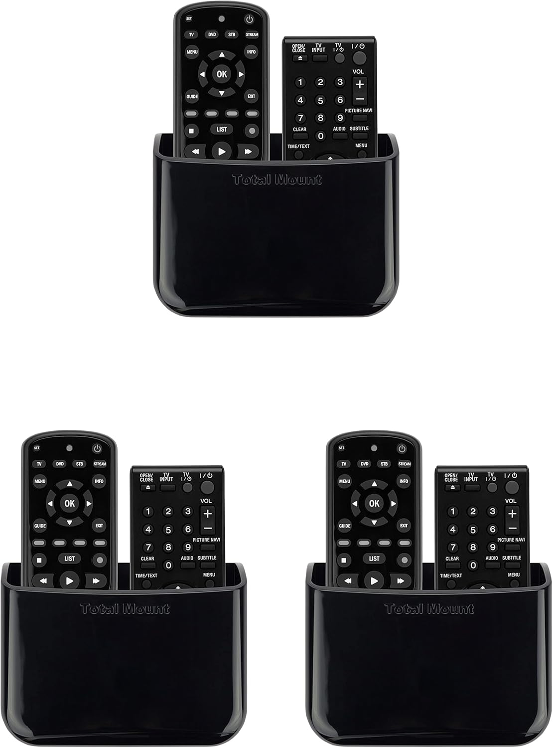 Remote Holder Bundle (Includes Two Premium Remote Holders)