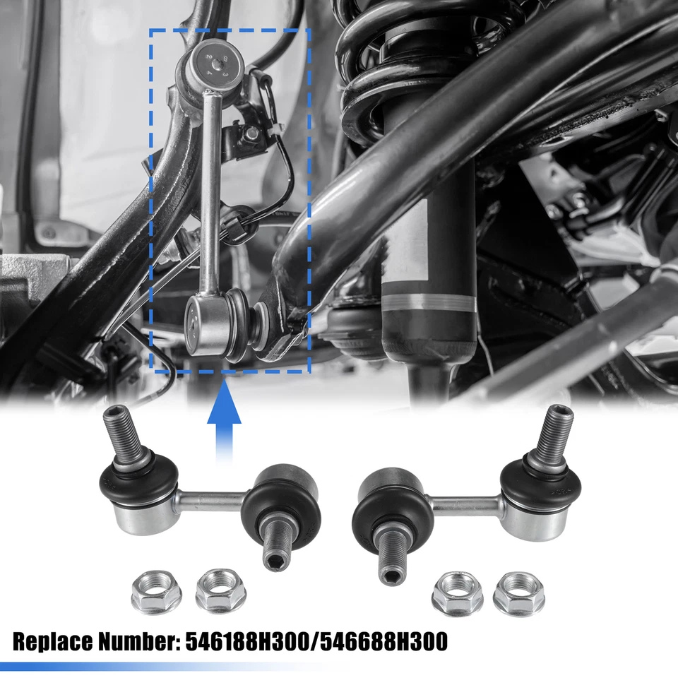 Barra estabilizadora delantera 2 piezas para Nissan X-Trail 2005-2006 Nº546188H300 Foto 3 de 4