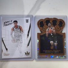 2021-22 Cameron Thomas Crown Royale Cracked Ice Die-Cut, Court Kings