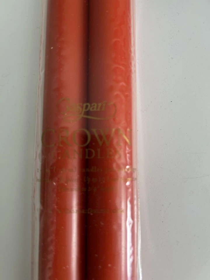 Velas Cónicas Caspari en Especias - 10 pulgadas - 2pk, SIN PERFUME, NUEVAS Foto 3 de 4