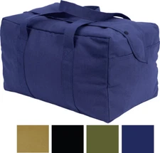 Rothco Canvas Small Cargo Bag Mini Parachute Carry Duffle Military Tactical Tote