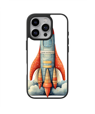 Sunny-Case 2D Case Handyhülle für iphone 7 PLUS Jule Verne Rocket Nr.707 Weltr