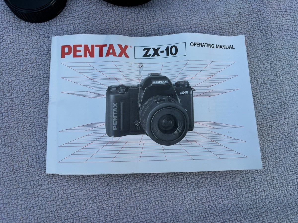 Vintage Pentax ZX-10 35mm SLR Film Camera Very Clean