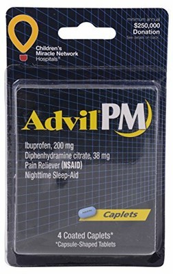 Convenience valet advil pm 4tabs (094187070888)