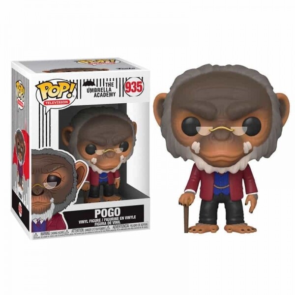 Caja Protectora + 44517 Funko Pop! Umbrella Academy - Pogo