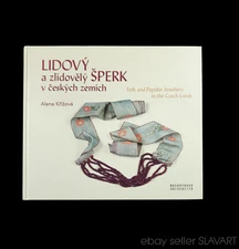 BOOK Czech Folk Costume Jewelry antique necklace Bohemian kroj cross ring German