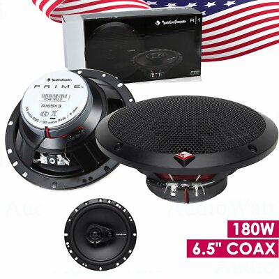 2x Rockford Fosgate Prime R165X3 180W 6.5