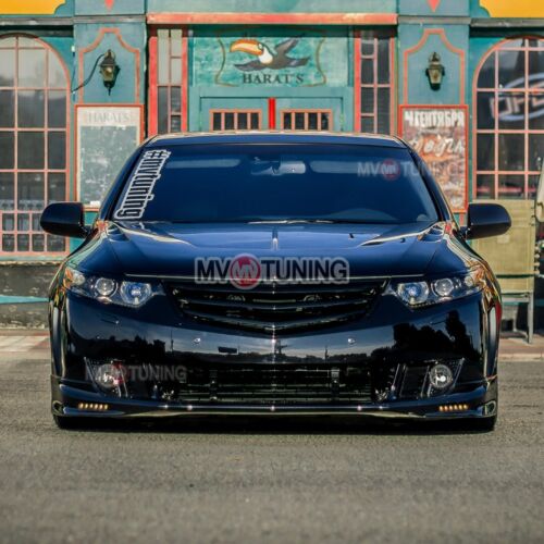 Front Lip (ABS) Type-S Style Body Kit for Honda Accord 8 CU1 CU2 CW1 CW2 2008-10 - Picture 1 of 15