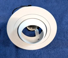 Halo Recessed Lighting 4" Eyeball Trim White Matte 998P