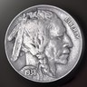 1938-D Buffalo Nickel with Full Horn, Fast Shipping and Tracking Denver Buffalo