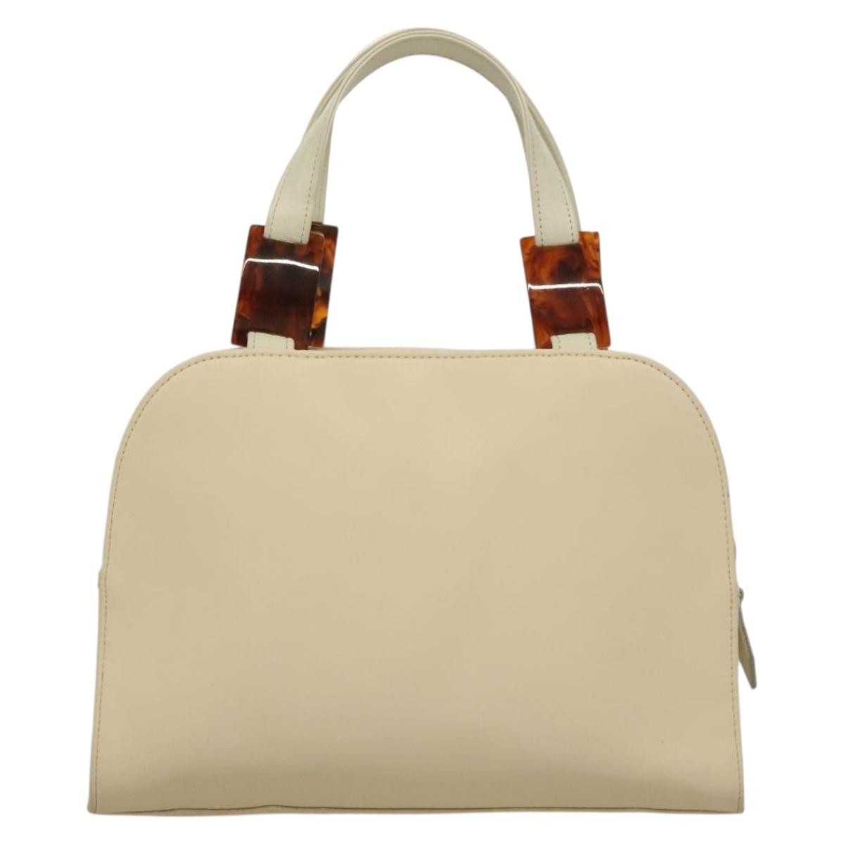 Borsa a mano Yves Saint Laurent in pelle beige autentica
