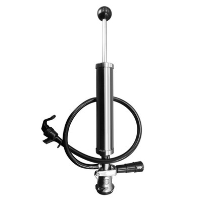 Beer Keg Party Pump 8 inch Keg Beer tap Pump Chrome-Plated D-System Beer Taps...