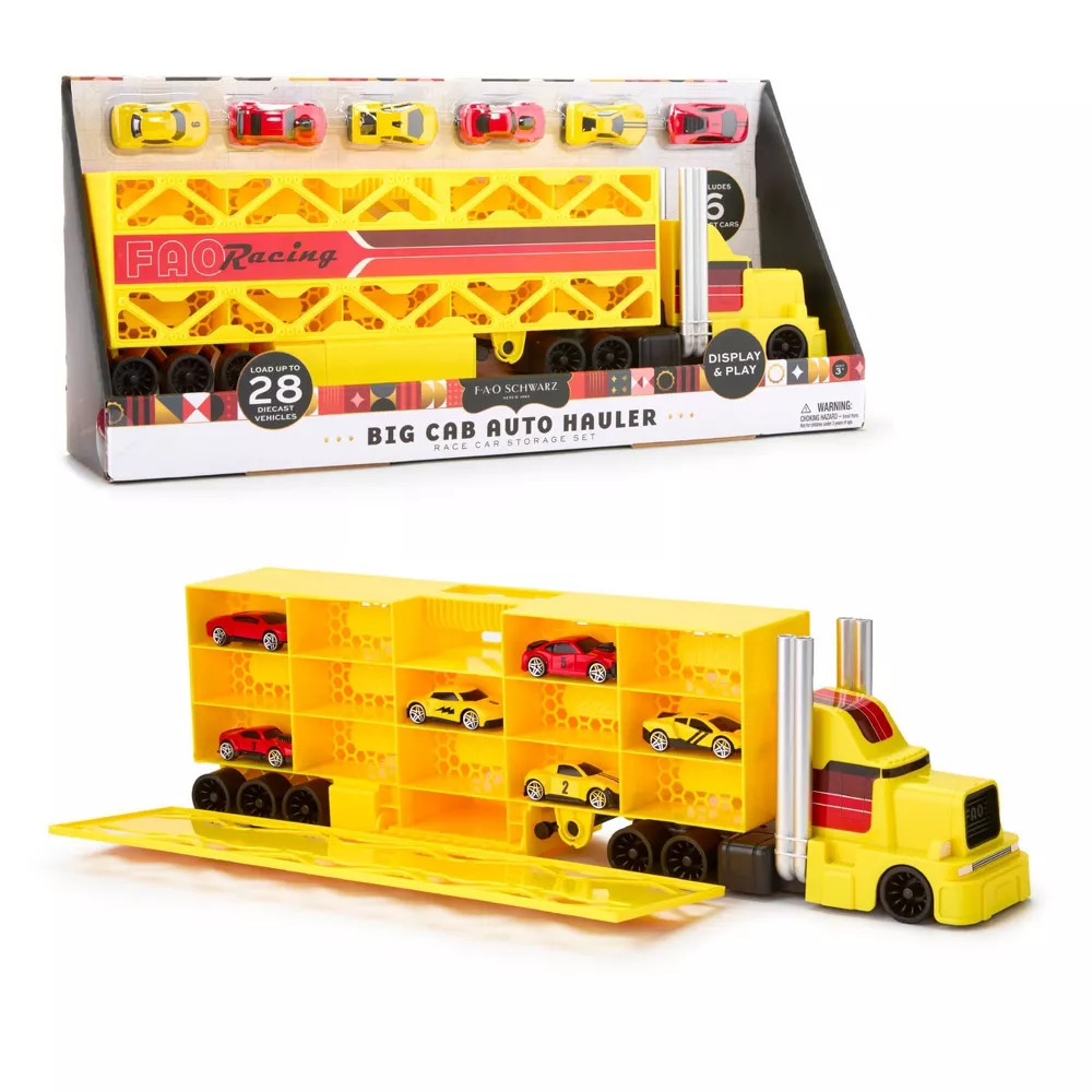 Коллекция грузовиков FAO Schwarz Ultimate Truck Collection Коллекция игрушечных грузовиков для хранения готовых изделий 3090₽