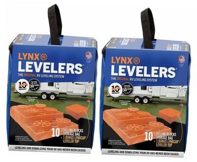 22-Pack Lynx Cap Leveler Tops - 2 Set - 00014 20 Pack Levelers
