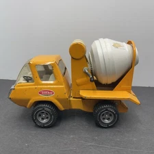 Mini Tonka Concrete Mixer Truck Orange 8.5" 1971 Complete! (1747)
