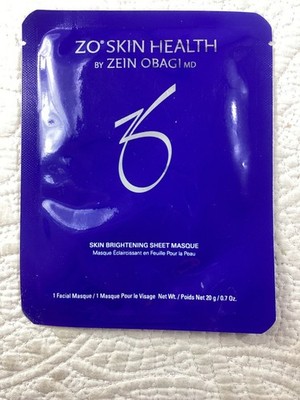 ZO Skin Health Skin Brightening Sheet Masque 20g By Zein Obagi MD