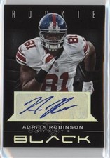 2012 Panini Black Rookie Signatures 102/199 Adrien Robinson #101 Auto l8x