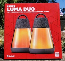 ION Luma Duo Lantern Bluetooh Speaker Waterproof Pair 2 pack 