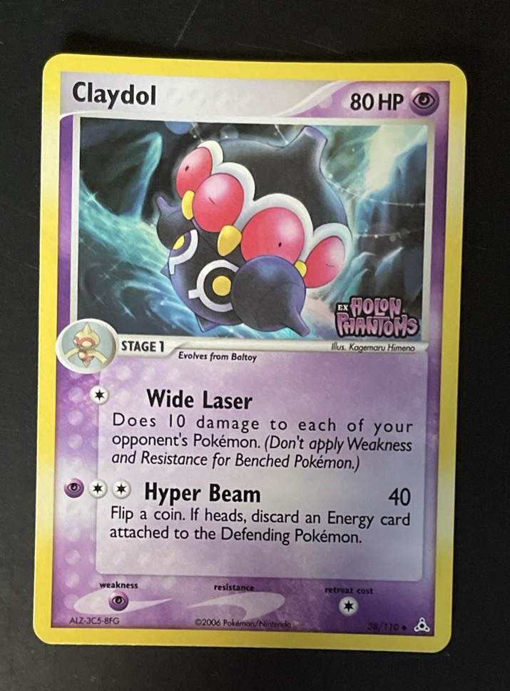 Claydol 38/110 Stamped  EX Holon Phantoms Pokémon TCG Reverse Holo NM
