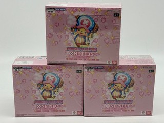 Lot of (3) One Piece Card Game EB 01 Memorial Collection Booster Boxes