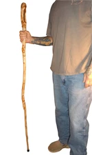 Tennessee Walking Stick- Wood Hiking Stick Staff Hike Pole Hand Carved Cane #100