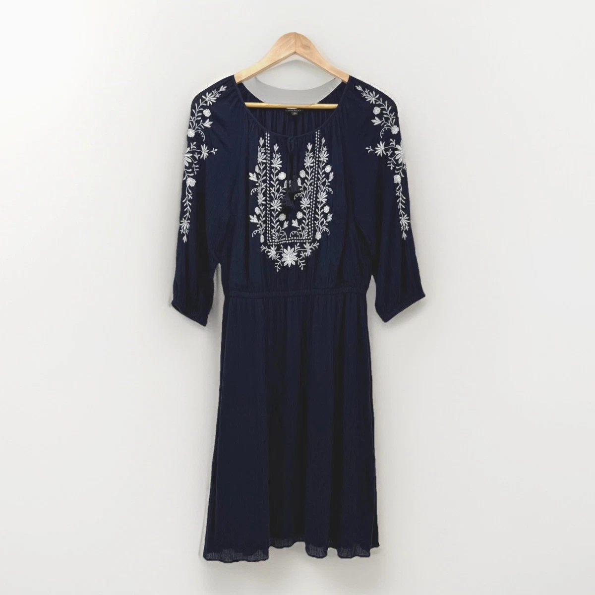 Cotton Embroidered Dresses for Women for sale | eBay
