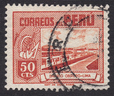 1951  Peru SC#  440 - Workers Houses - Types of 1938 - Used