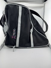 Xtreme Limits Black  Gray Inline / Ice Skate Carry Bag   Mesh Pockets, Shoulder