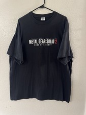 Camicia Metal Gear Solid 2: Sons of Liberty taglia L vintage 100% autentica 2001