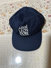 Aime Leon Dore ALD Stacked Logo Hat Cap Navy Cotton Twill SnapBack Adjustable