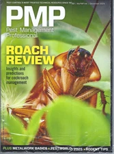 Pest Management Professional Magazine Dec 2025 Sealed NEW Roach Review