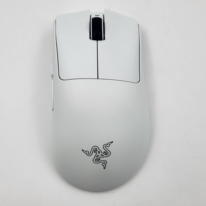 Razer DeathAdder V4 Pro White Wireless Gaming Mouse RZ01-0533 Dongle