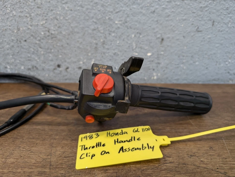 Conjunto de tubo de acelerador interruptor de arranque/killswitch OEM Honda Goldwing GL1100 1980-1983 Foto 4 de 4