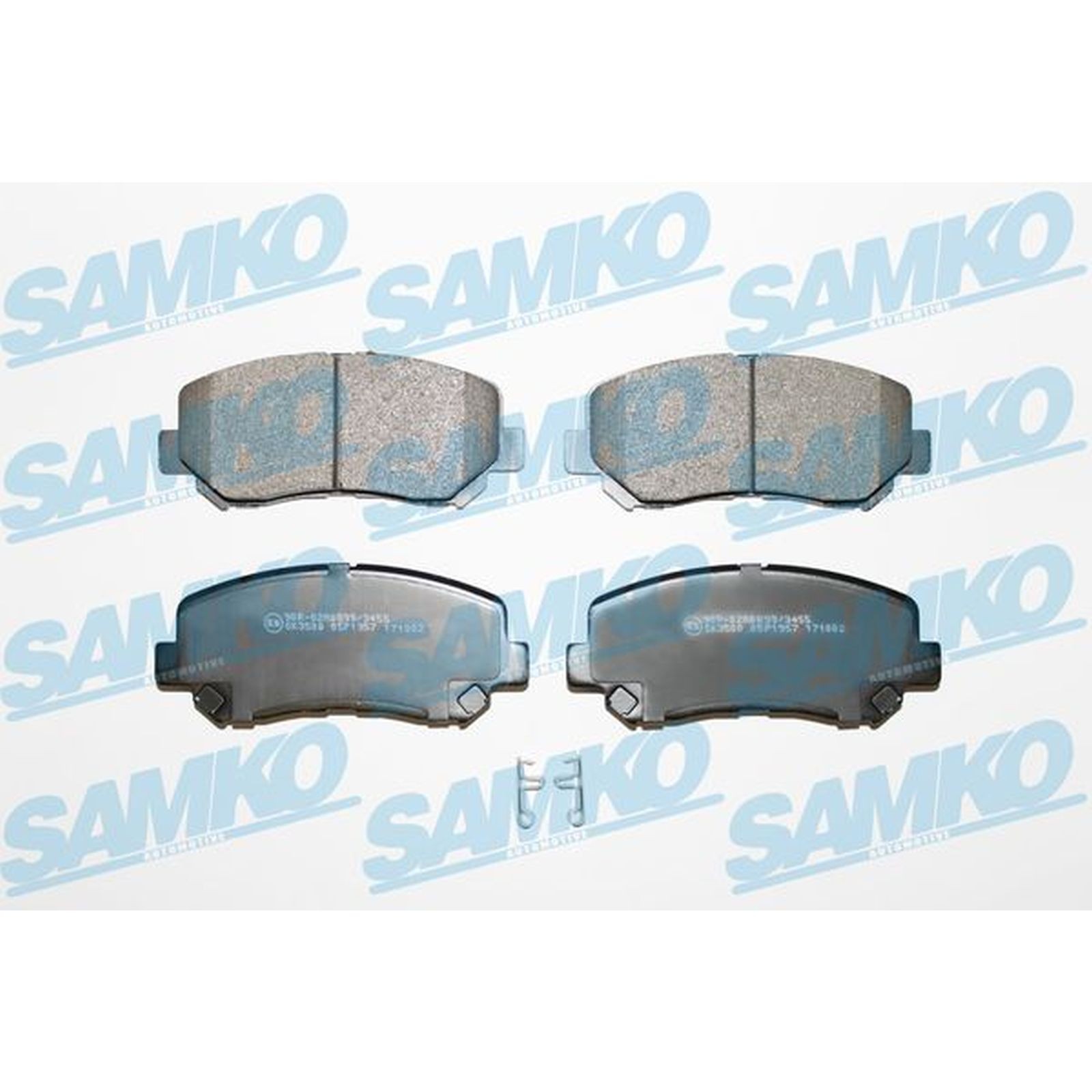 1x ORIGINAL® SAMKO Bremsbelagsatz, Scheibenbremse Vorne für Jeep CHEROKEE