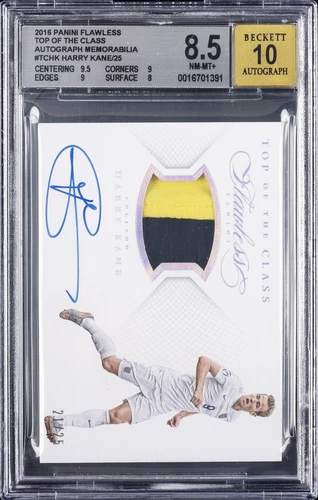 2016 PANINI FLAWLESS - TOP OF THE CLASS #TCHK HARRY KANE BGS 8.5