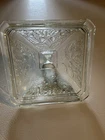 Vintage Jeanette Clear Glass Acorn & Oak Leaf Candy Dish Replacement Lid Only
