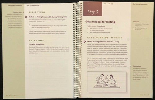 2nd - Being a Writer TEACHER'S MANUAL (Vol. 1 and Vol. 2) & ASSESSMENT RESOURCE - Picture 5 of 12