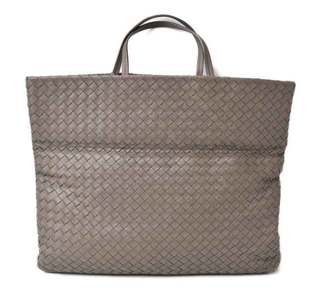 Bottega Veneta Tote/Shoulder Bag 2way Charcoal Leather A4 Compatible