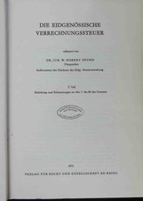Die eidgenössische Verrechnungssteuer I. Tei...