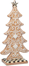 Gingerbread Cookie Tabletop Christmas Tree - Festive Holiday Decor