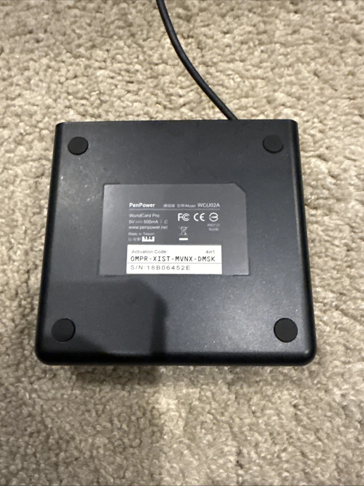 PenPower WorldCard Pro Business Card Scanner (Win/Mac) Black - Image 2 of 2