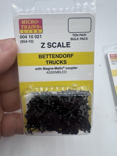 Micro Trains ~ Spur Z ~ Bettendorf Trucks ~ 10 Paar ~ 00410021 Magnematic
