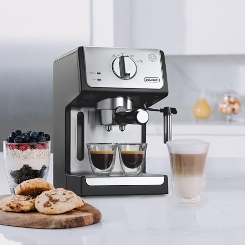 DeLonghi ECP3420 エスプレッソマシン ブラック De'longhi ECP3420 15-Bar Pump Cappuccino Espresso Machine - Black