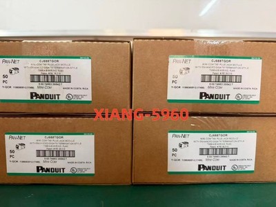 Panduit CAT6 Gigabit Orange Network Jack Module CJ688TGOR T568A/T568B* 50 pieces