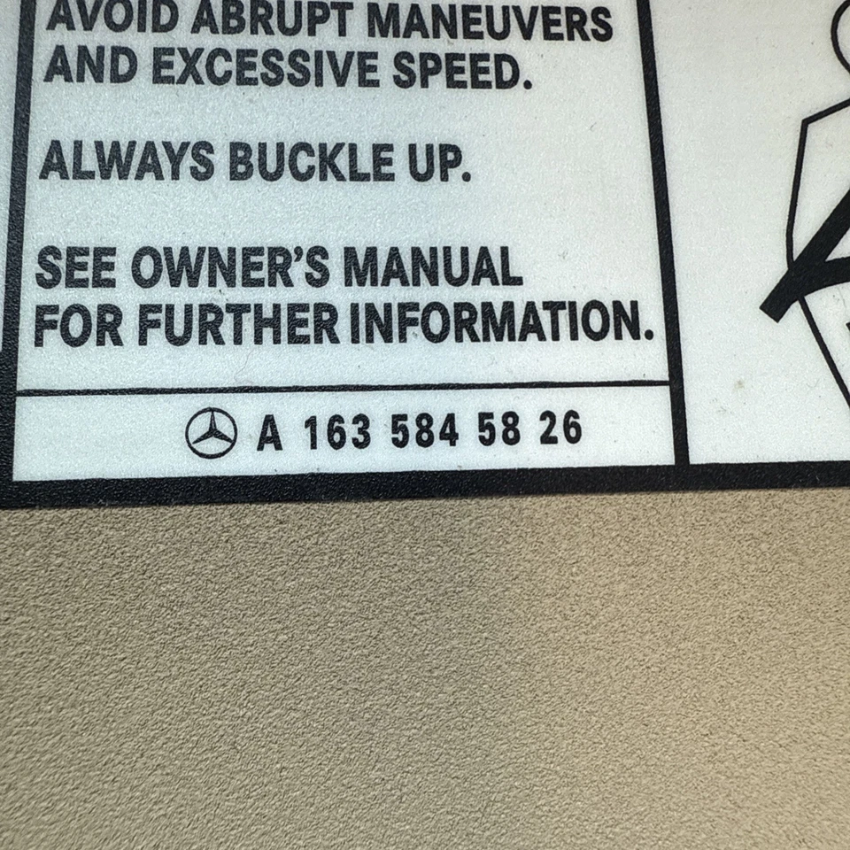 ML350 2009 parasoles como par beige OEM Foto 2 de 4