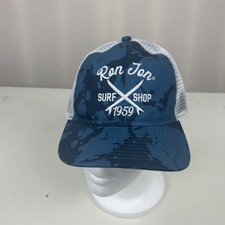 Ron Jon Surf Shop Trucker Hat Blue Camo Mesh Snapback Cap Youth Woman